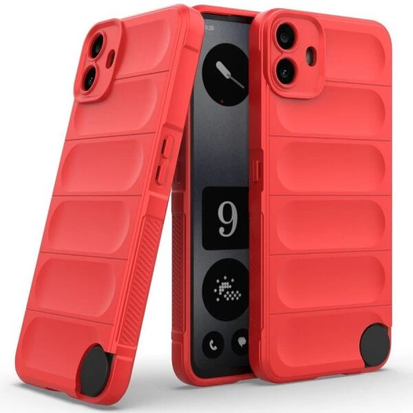 Силиконовый (TPU) чехол Deexe Terra Case для Nothing CMF Phone 1 - Red - изображение 2