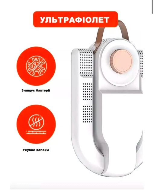 Сушарка-фен для взуття антибактеріальна з ультрафіолетом та таймером швидка сушка - зображення 3