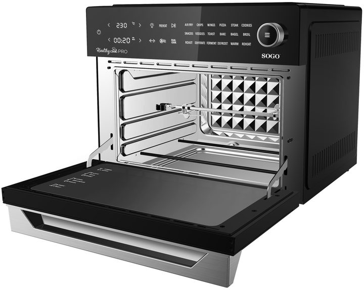 Мультипіч-фритюрниця SOGO SS-10495 (30л, духовка, сушка, гриль, фритюр) - изображение 7