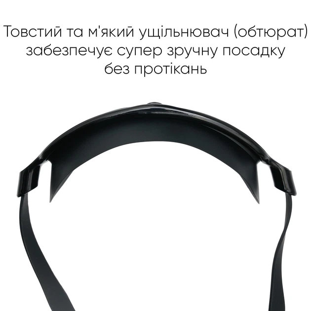 Детская маска для плавания Renvo Garsen JR Anti-fog Черный OSFM (1SM110-01) - изображение 2