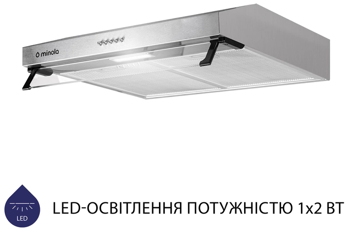 Витяжка Minola HPL 514 I (плоска) - изображение 3