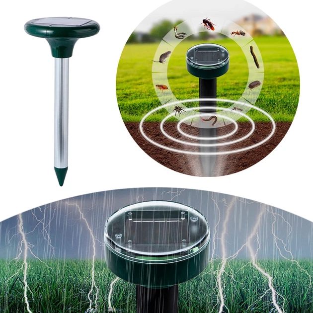 Відлякувач гризунів та кротів Solar Mole/Rodent Repeller HC-18 - зображення 8