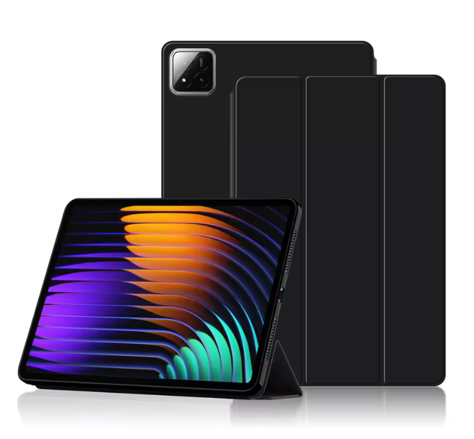 Чехол-книжка DK для Xiaomi Pad 8 / 8 Pro 11.2" | Экокожа силикон Smart Case (023324) (black) - Фото 4 Чехол-книжка DK для Xiaomi Pad 8 / 8 Pro 11.2" | Экокожа силикон Smart Case (023324) (black) - изображение 4