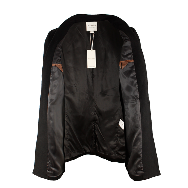 Пальто чоловіче Jack & Jones Чорний XS 190124-949405 - зображення 5