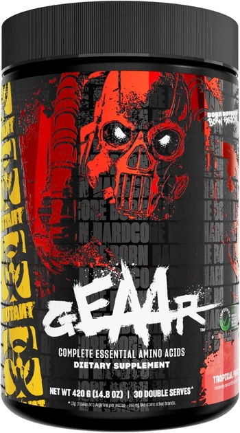 Аминокислоты Mutant GEAAR 400g (Tropical Fruit Punch ) - Фото 1 Аминокислоты Mutant GEAAR 400g (Tropical Fruit Punch ) - изображение 1