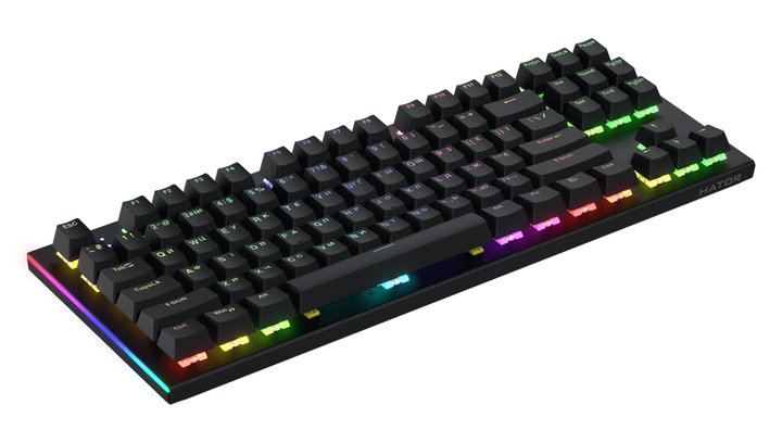 Клавиатура Проводная Hator Gravity X TKL Black 1.8m - изображение 3