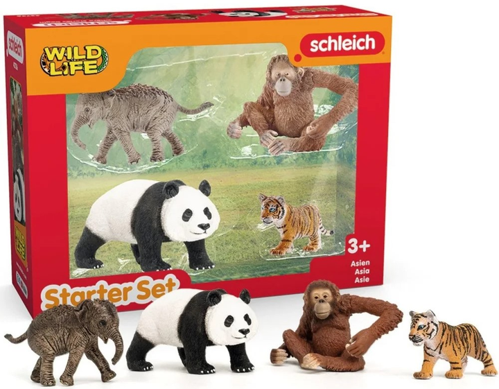 Zestaw figurek Schleich Wild Life Zwierzęta Azji 42736 (4059433933504) - obraz 2