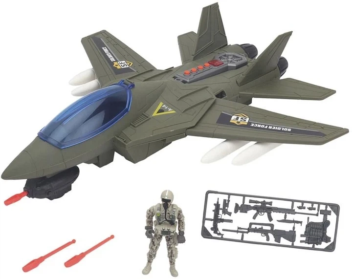 Ігровий набір Chap Mei Soldier Force Солдати Air Hawk Attack Plane/Штурмовик (545160) - зображення 2