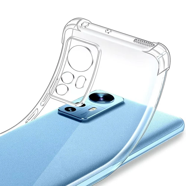 Чохол Fiji Proof для Xiaomi 12/12X/12S прозорий бампер з посиленими бортами Transparent - зображення 2