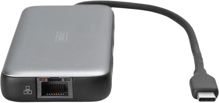 Док-станція DIGITUS 1x HDMI 2x USB-A 3.2 Gen 2, 1x RJ45, 1x SD, 1x MicroSD, 1x PD (DA-70914) - зображення 5