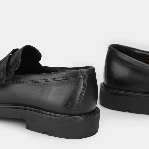Buty loafersy męskie skórzane Ecco Metropole London 52565401001 47 Czarne (194891399029) - obraz 5