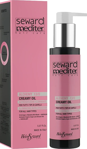 Крем-олія живильно-зволожувальна для волосся - Helen Seward Alchemy 13/0 Creamy Oil 150ml (1048231-140334) - изображение 3