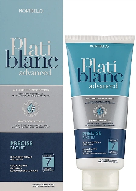 Крем для осветления волос - Montibello Platiblanc Advanced Precise Blond Bleaching Cream * 500g (1441014-26058361) - изображение 2