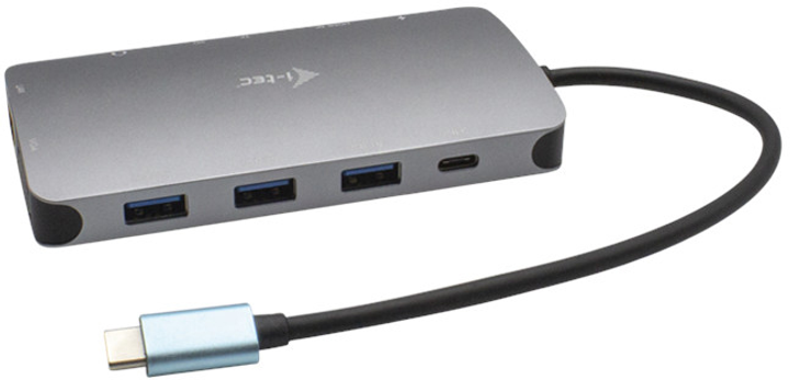 Stacja dokująca i-tec USB-C Travel Nano Dock HDMI/VGA with LAN + Power Delivery 100 W (C31NANODOCKVGAPD) - obraz 2