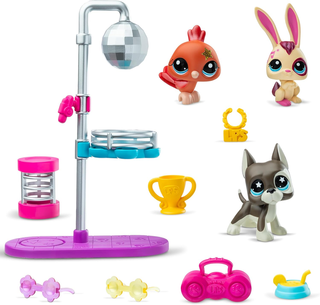 Zestaw do zabawy Hasbro Littlest Pet Shop Disco Nights Play Pack (0885561006377) - obraz 4