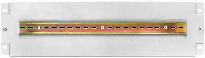 Смуга вимикачів Lanberg 19" 3U TS-35 DIN White (AK-VDP103-S) - зображення 4