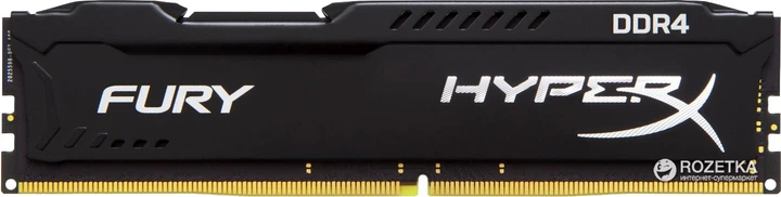 Оперативная память HyperX DDR4-2666 8192MB PC4-21300 Fury Black
