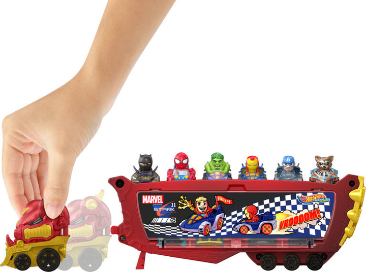 Transporter samochodowy Hot Wheels Racerverse Hulkbuster Hauler HRY02 WB2 (0194735188437) - obraz 5