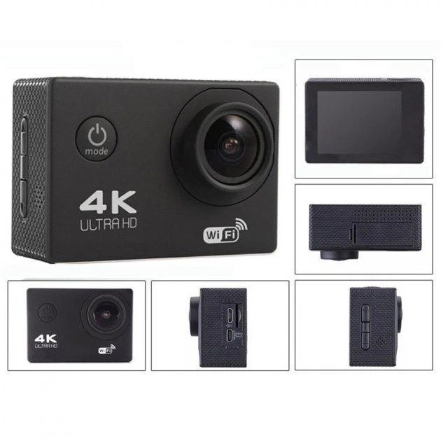Водонепроникна відеокамера Action Camera S2 Ultra HD 4K WiFi - зображення 3