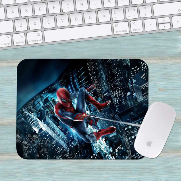 Коврик для мыши Человек Паук Spiderman маленький 0012 (180х220х3мм ...