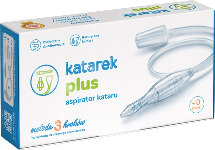 Aspirator do nosa Katarek Plus od urodzenia (5999880412032) - obraz 1