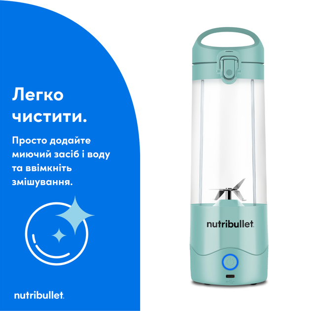 Портативный блендер Nutribullet Portable NBP003LBL - изображение 7