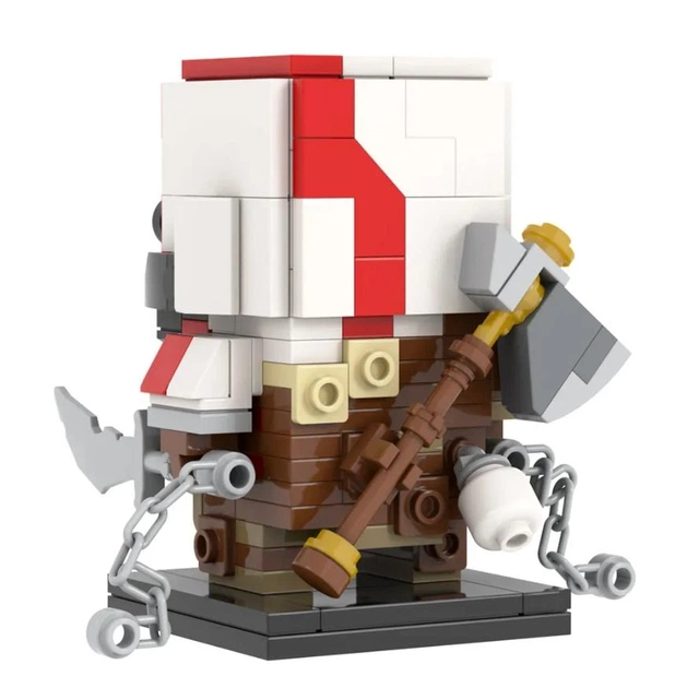 Конструктор MOOXI Brick Headz: God of War Kratos (189 деталей) - изображение 5
