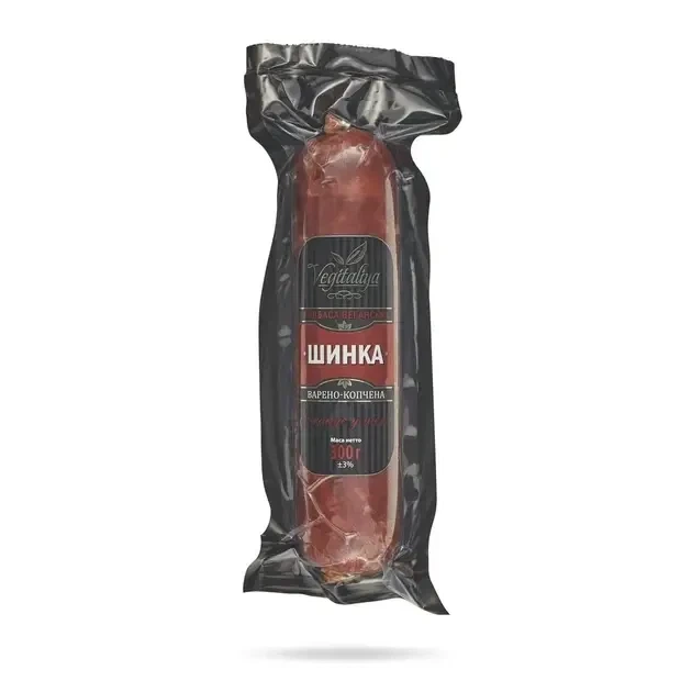 Ковбаса веганська "Шинка копчена", Vegitaliya, 300 г - зображення 2