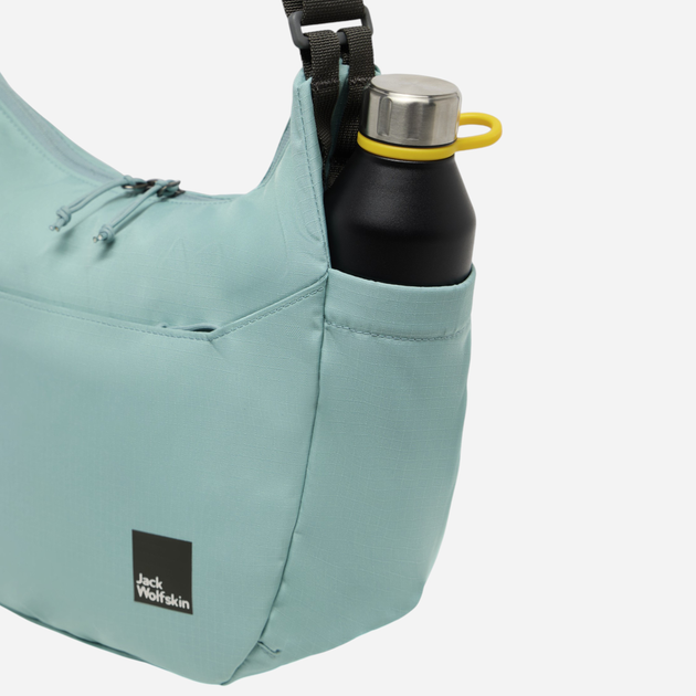 Спортивная сумка хобо женская большая Jack Wolfskin Paraiso A64023_E0180 Голубая (4064886444316) 