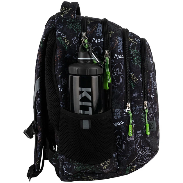 Рюкзак шкільний GoPack Teens GO25-162M-6 40.5x28.5x17.5 чорний - зображення 3