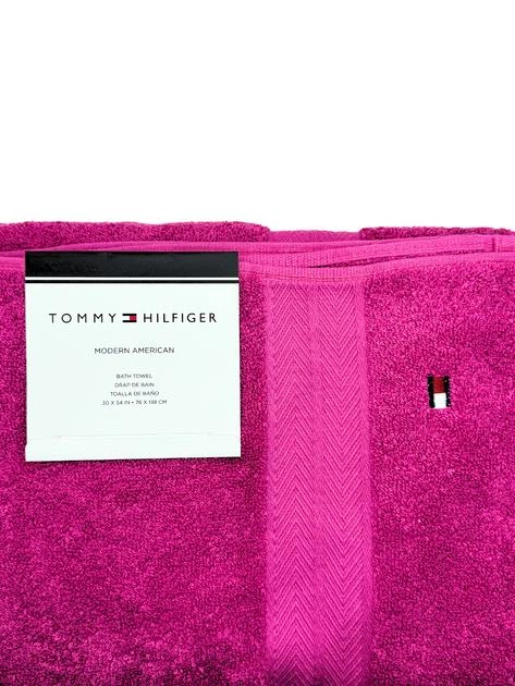 Рушник махровий 76*138 см Tommy Hilfiger Modern American Банний Рожевий - Фото 2 Рушник махровий 76*138 см Tommy Hilfiger Modern American Банний Рожевий - зображення 2