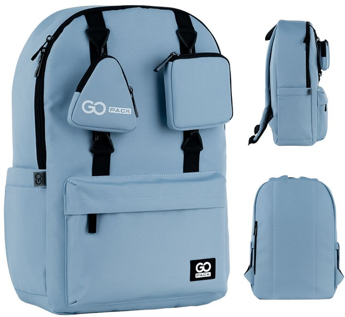 Рюкзак GoPack Education Teens 45x29x11.5 см 19 л Блакитний (GO25-178L-3) - зображення 1