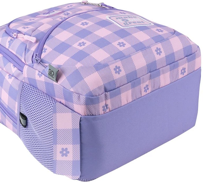 Рюкзак школьный GoPack Education Make Today Great 39x29.5x12 см 17 л Сиреневый с розовым (GO25-175M-4) - Фото 8 Рюкзак школьный GoPack Education Make Today Great 39x29.5x12 см 17 л Сиреневый с розовым (GO25-175M-4) - изображение 8