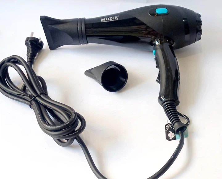 Профессиональный фен для сушки и укладки волос Mozer MZ-3100 Pro Черный - изображение 3