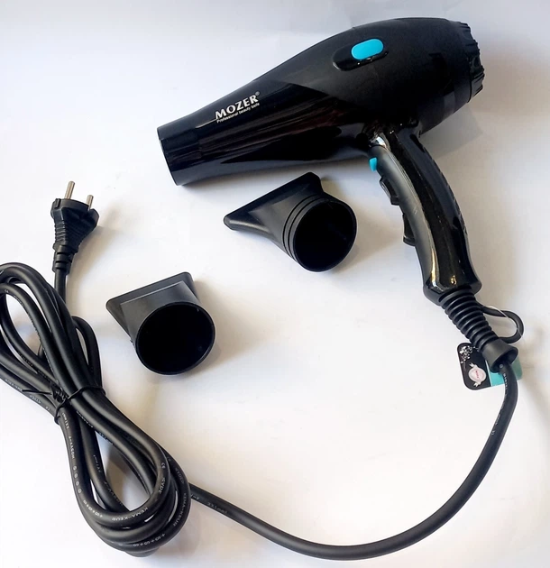 Профессиональный фен для сушки и укладки волос Mozer MZ-3100 Pro Черный - изображение 5