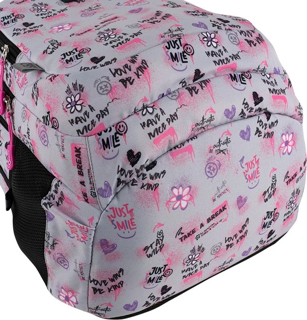 Рюкзак шкільний GoPack Teens 44x32x18 см 19 л Сірий (GO25-162L-3) - зображення 8