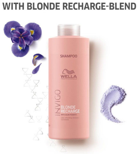 Шампунь для волосся блонд Wella Professionals Invigo Blonde Recharge 1 л (4064666043654) - зображення 4