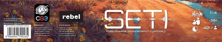 Настільна гра Rebel SETI: Пошуки позаземних цивілізацій (Польське видання) (2024745) (5906954790484) - зображення 15