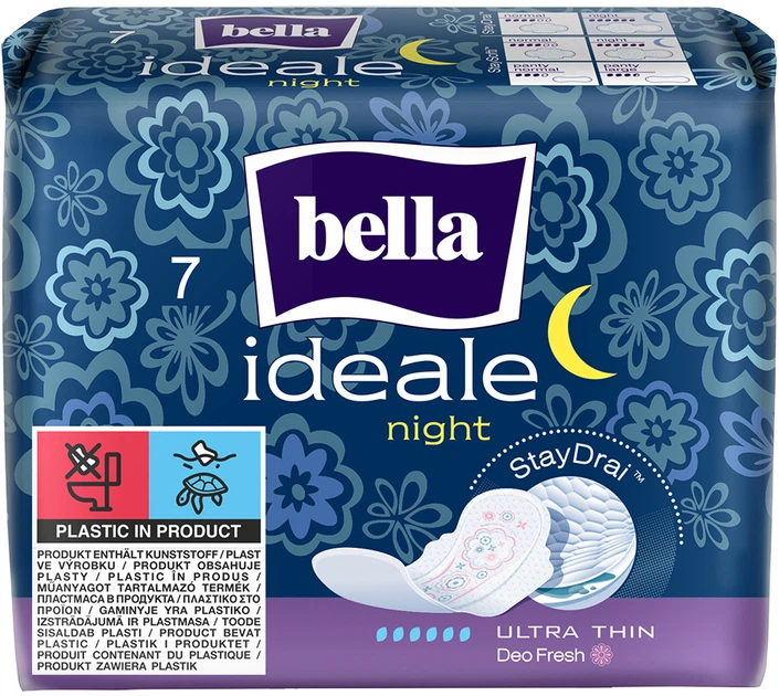 Прокладки гігієнічні Bella Ideale Ultra Night 7 шт (5900516304799) - зображення 1