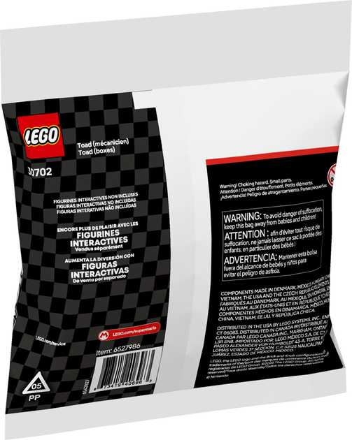 Zestaw klocków LEGO Super Mario Mario Kart Toad Pit Crew 39 elementów (30702) - obraz 3