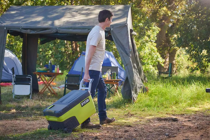 Холодильник акумуляторний мобільний Ryobi ONE+ RY18CB23A-0 18В/220В/12В 23 л 2хUSB +20...-20°С без АКБ і ЗП (5133006103) - зображення 6