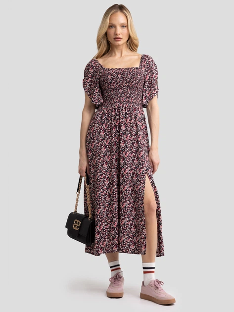 Sukienka damska midi letnia Big Star Bler 000 L Wielobarwna (5900714838935) - obraz 1