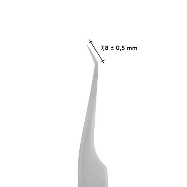 Staleks Expert 41/8 (mini L) - пінцет для нарощування вій - Фото 3 Staleks Expert 41/8 (mini L) - пінцет для нарощування вій - зображення 3
