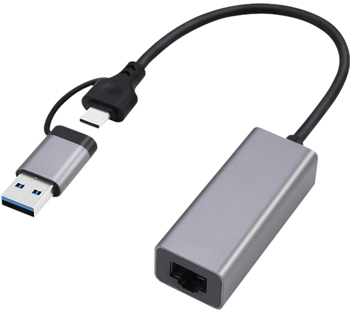 Мережевий адаптер Cablexpert USB - RJ-45 (A-USB3AC-LAN2G-01) - зображення 1