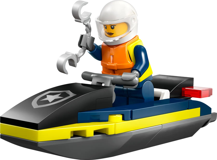 Zestaw klocków LEGO City Police Water Scooter 29 elementów (30693) - obraz 2