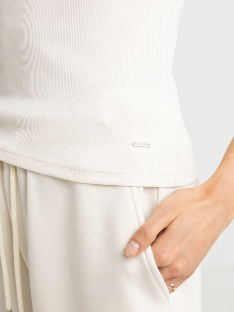 Koszulka polo damska Big Star Rafaela 103 XL Biała (5900714838287) - obraz 5