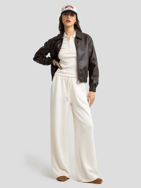 Koszulka polo damska Big Star Rafaela 103 L Biała (5900714838270) - obraz 6