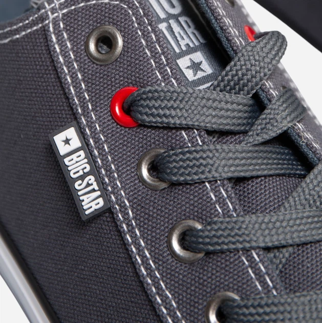 Trampki męskie Big Star Rr174307 903 44 Szare (5900714853549) - obraz 4