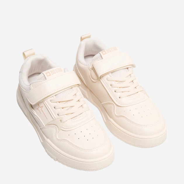Sneakersy młodzieżowe dla dziewczynki Big Star Rr374051 801 35 Beżowe (5900714856670) - obraz 2