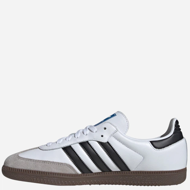 Жіночі кеди низькі adidas Samba B75806 38 (5UK) Білі/Чорні/Сірі (4059809047125) - зображення 4